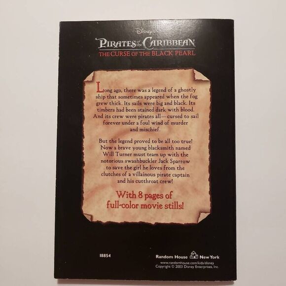 Disney's Pirates of the Caribbean The Curse Of The Black Pearl. The Junior Novel - Picture 2 of 4